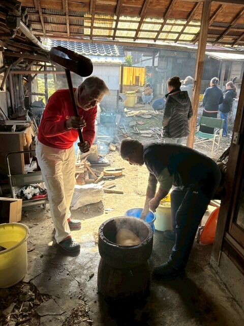 餅つき