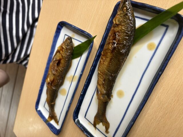 関市モネの池と鮎やの鮎料理