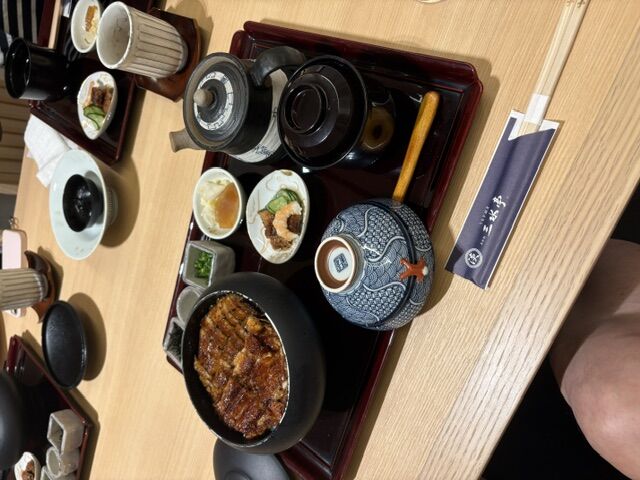 三水亭でうなぎランチ