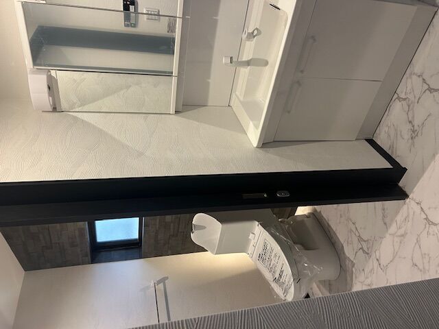 汲み取りトイレを水洗にしました。完成