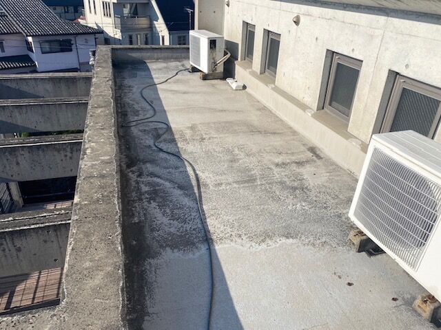 RC造の屋上防水改修工事